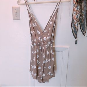 Taupe Romper